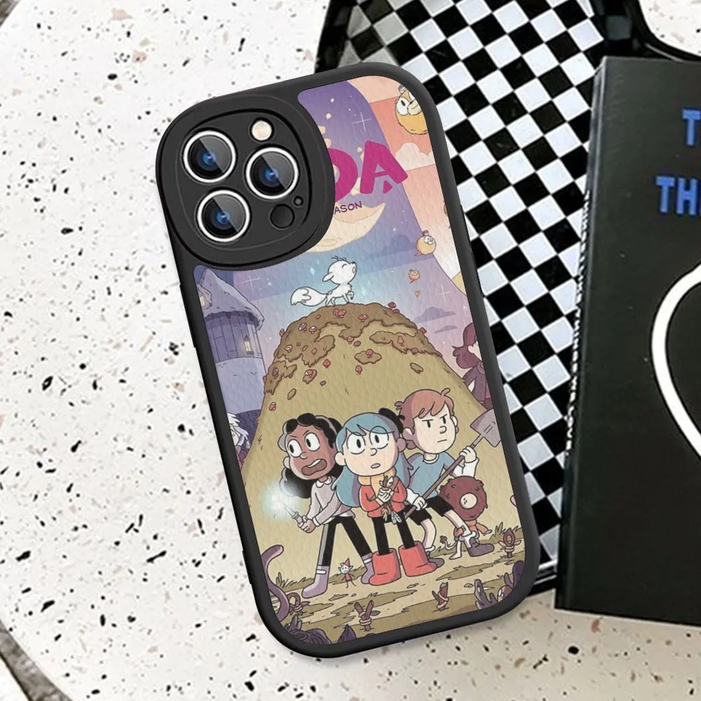 Cartoon H-Hilda Phone Case Hard Leather For IPhone 16 15 14 13 12 Mini 11 Pro Max Xs X Xr 7 8 Plus Fundas