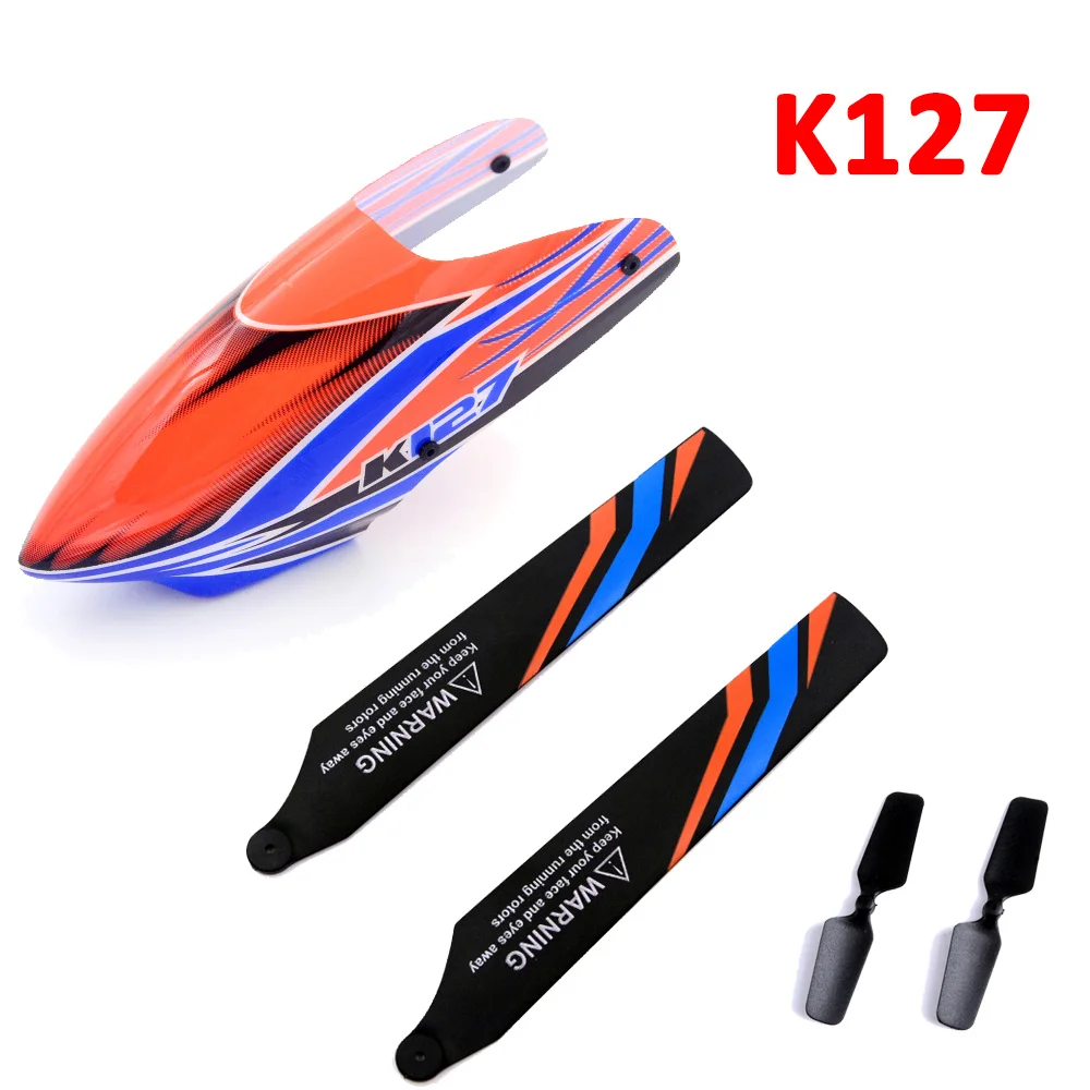 

Wltoys K127 Remote Control Helicopter Replacement Part Head Cover Cap Blade Tail Blade Spare Part K127 Accessory