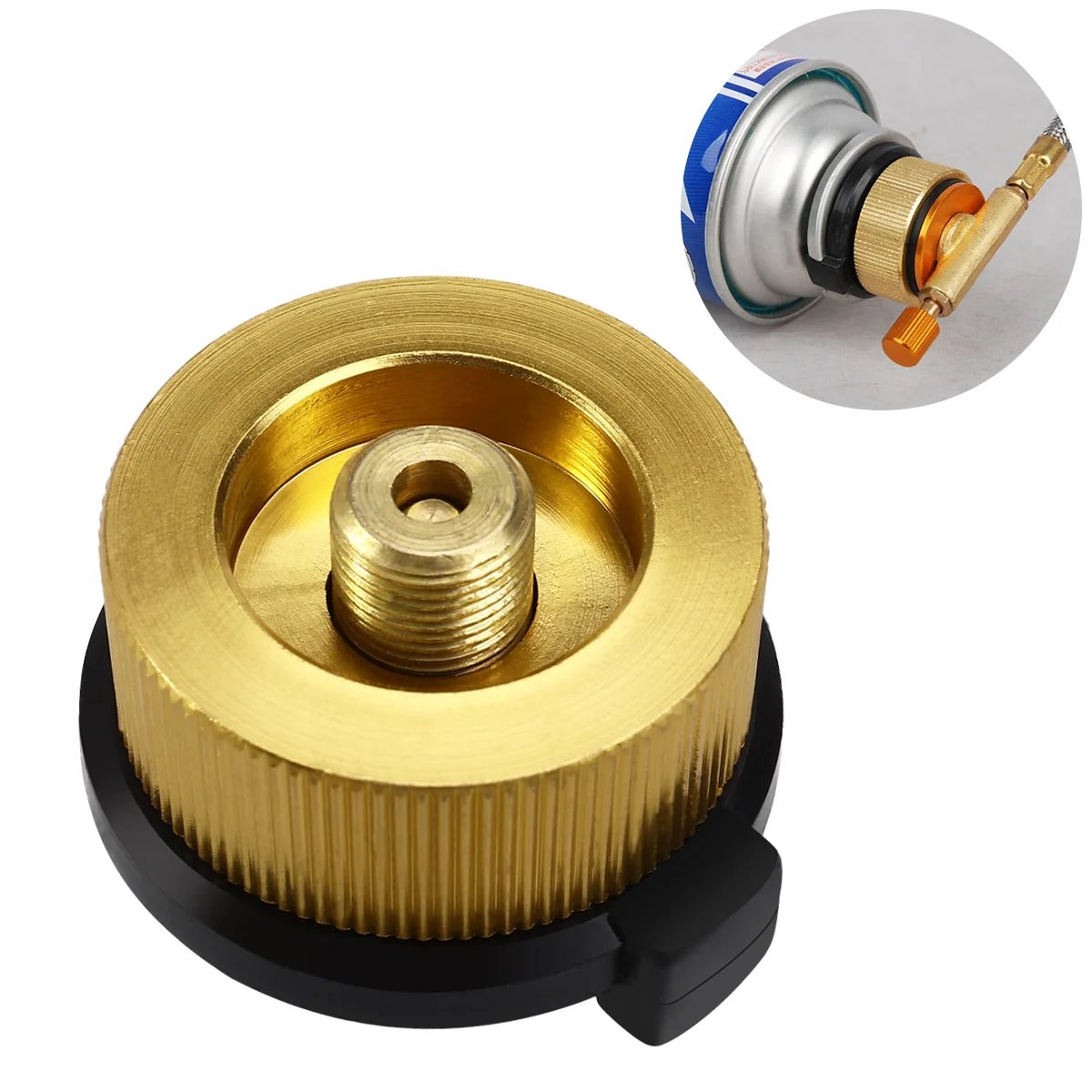 

Biolite Camp Stove Stover Nozzle Gas Tank Nozzle Backpacking Stove Convert Connector Sma Adapter Gas Bottle Adapter Split