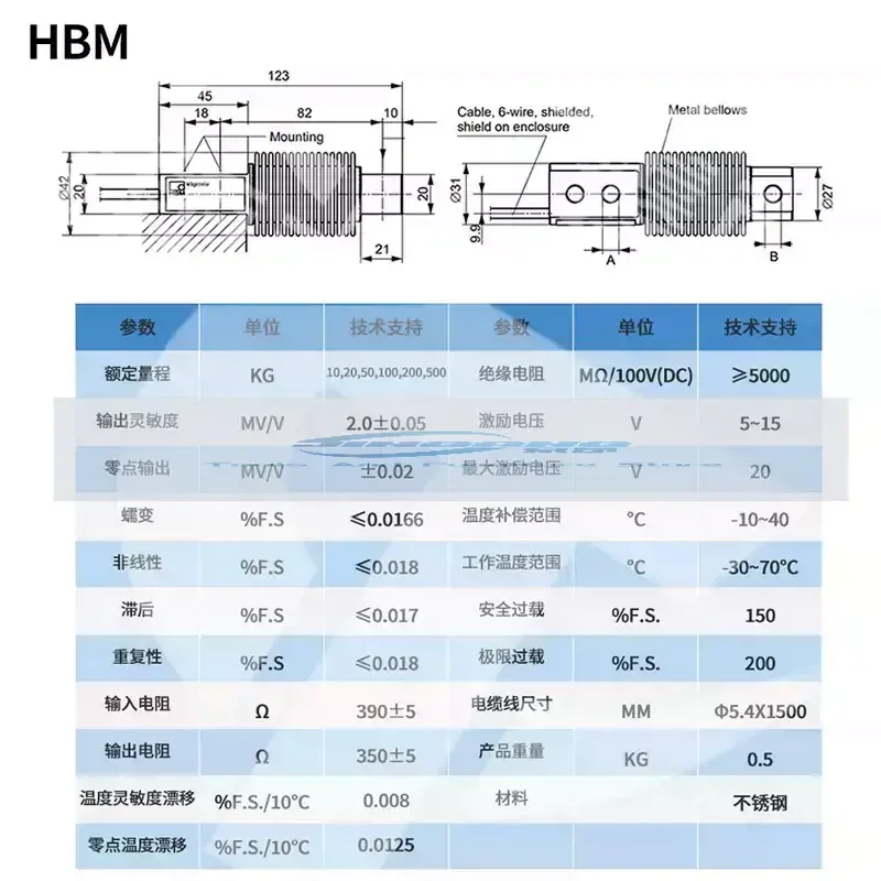 Ингредиенты называемые сильфоном высокоточный датчик нагрузки Z6FD1 Z6FC3 HSX-A