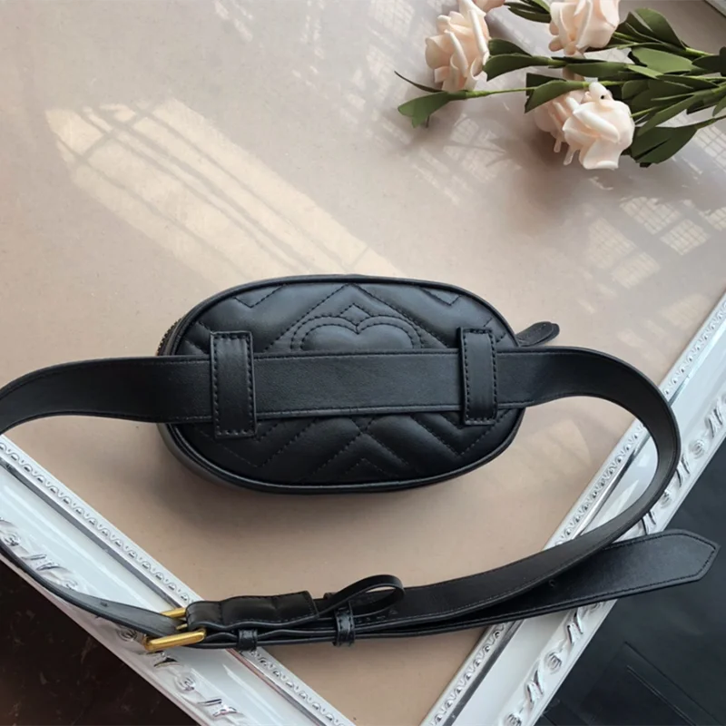 

Top Quality Leather Bag For Women Luxury Brand Fashion Classic Designer Purses 1:1 Copy Best Quality Chest Bag Lipstic Purse Gg