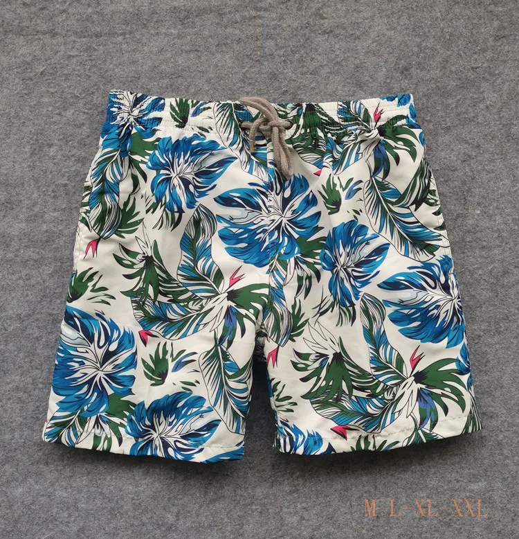 

2022 New Men's Tropical Turtles Starfish Swimwear Beach Surf Pants Quick Dry Luxury Board Shorts Boxer Bermudas