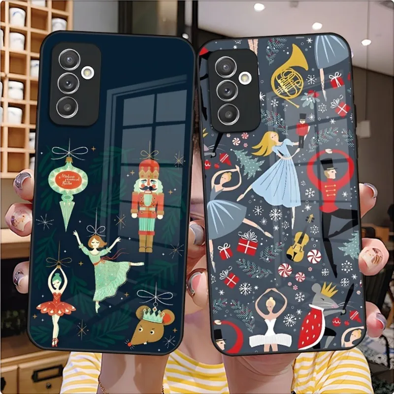 

Clara's Nutcracker Ballet Phone Case Glass Design For Samsung A51 A52 A21 A71 A20 A31 A12 A22 A40 A32 A72 A30 A81 Back Covers