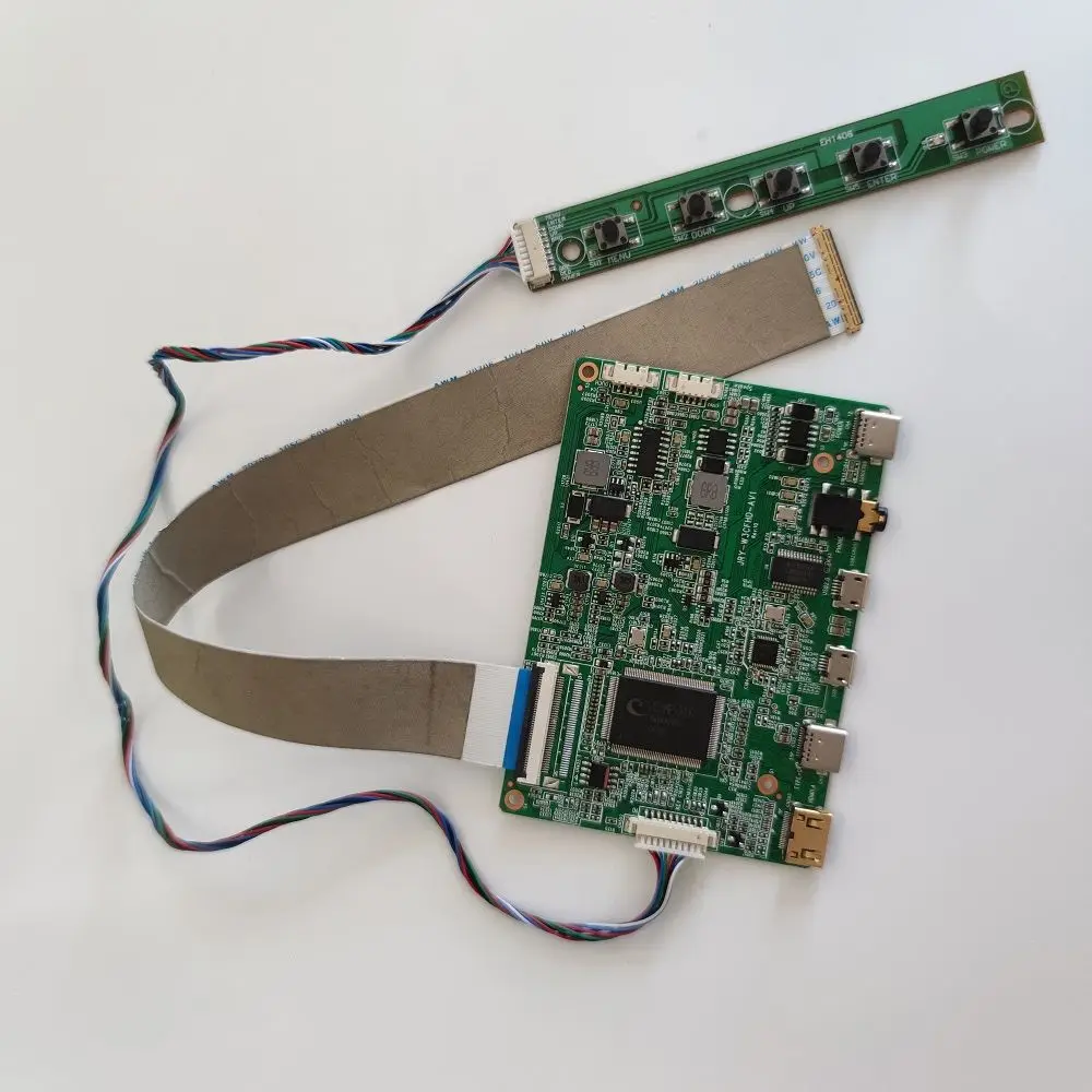 

Type-C EDP controller board Kit for NV156FHM-T07 NV156FHM-T08 15.6" 1366x768 LCD screen panel micro USB 2 mini HDMI-compatible