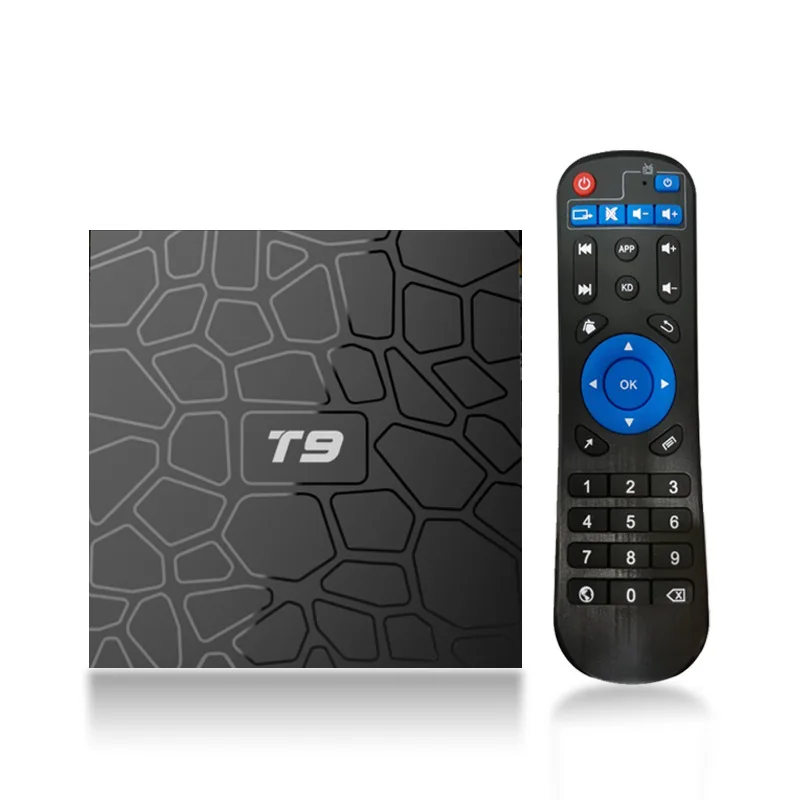 

T9 RK3188 сеть STB Android 9,0 Dual WiFi с Bluetooth TV Box