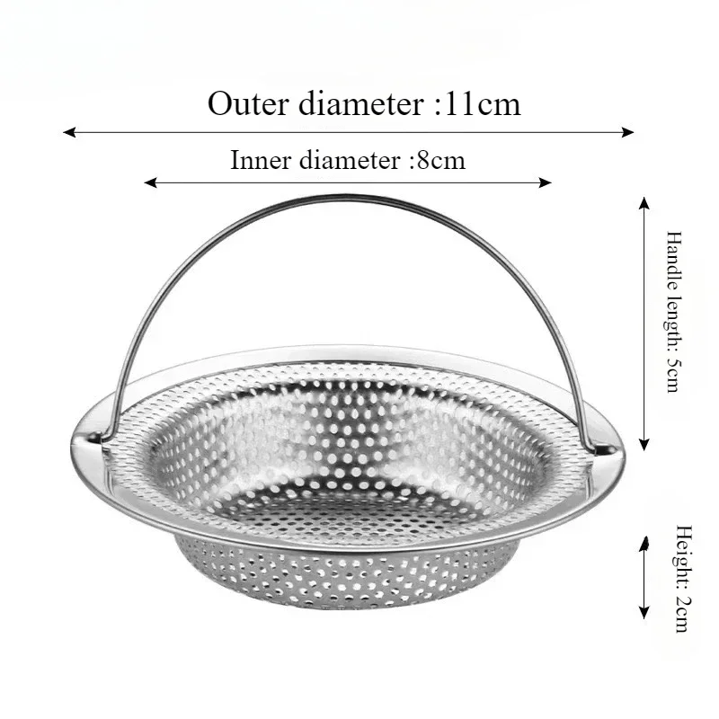 Кухонный фильтр для раковины из нержавеющей стали мусора пищевых