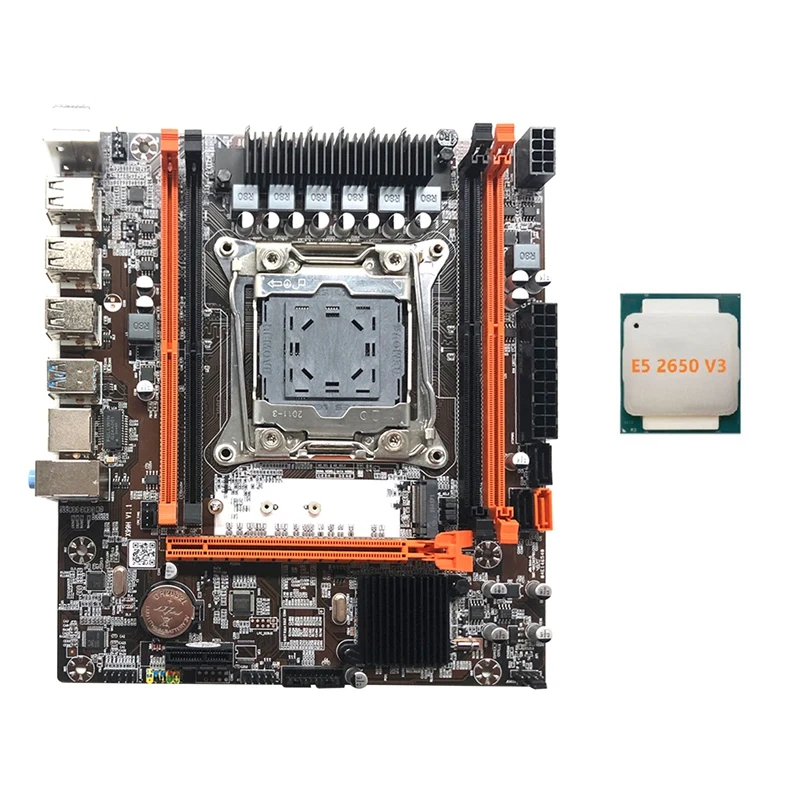 

X99H Motherboard LGA2011-3 Computer Motherboard Support Xeon E5 2678 2666 V3 Series CPU With E5 2650 V3 CPU