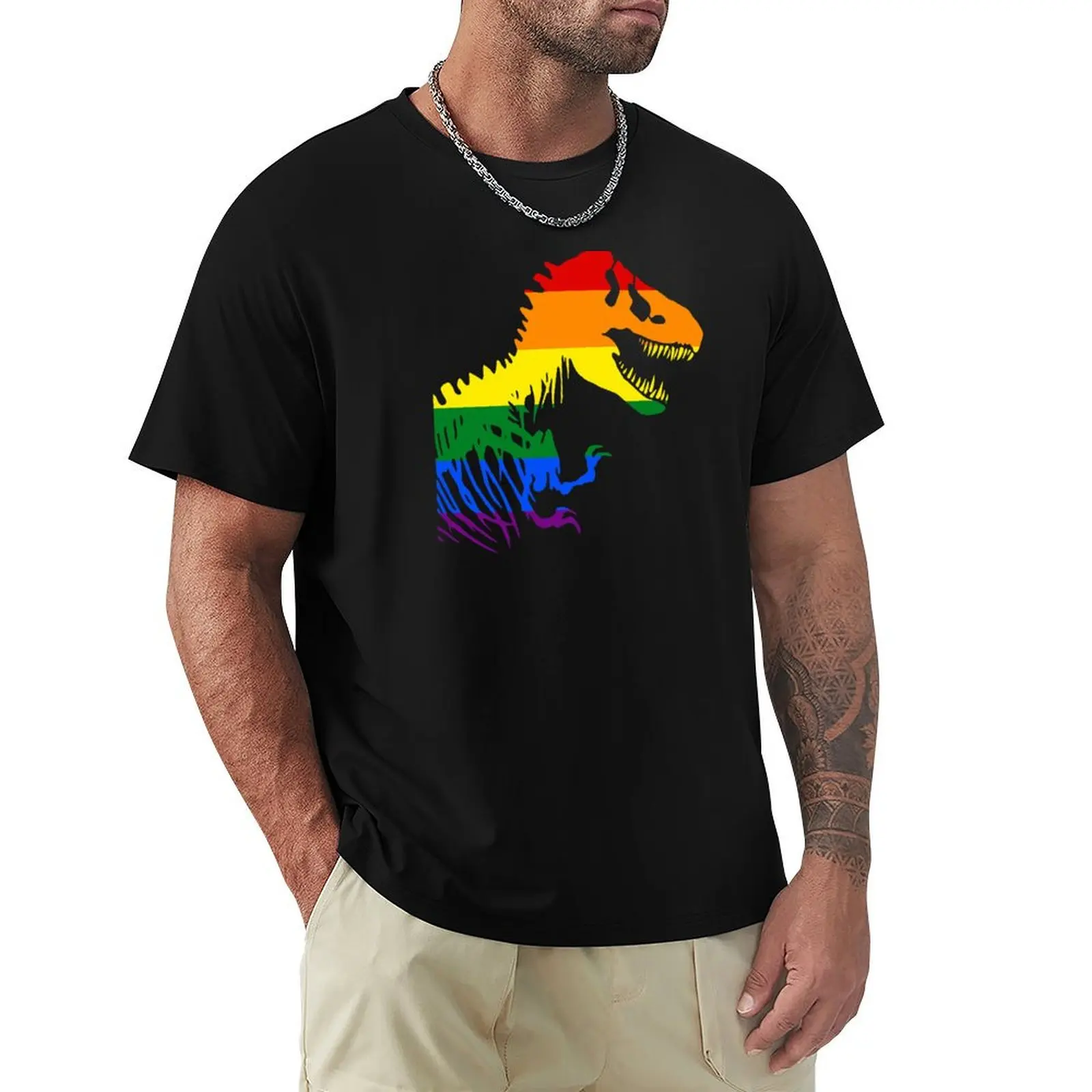 ЛГБТ-динозавр T Rex National Pride March Gay Equality футболка для мальчиков с животным принтом
