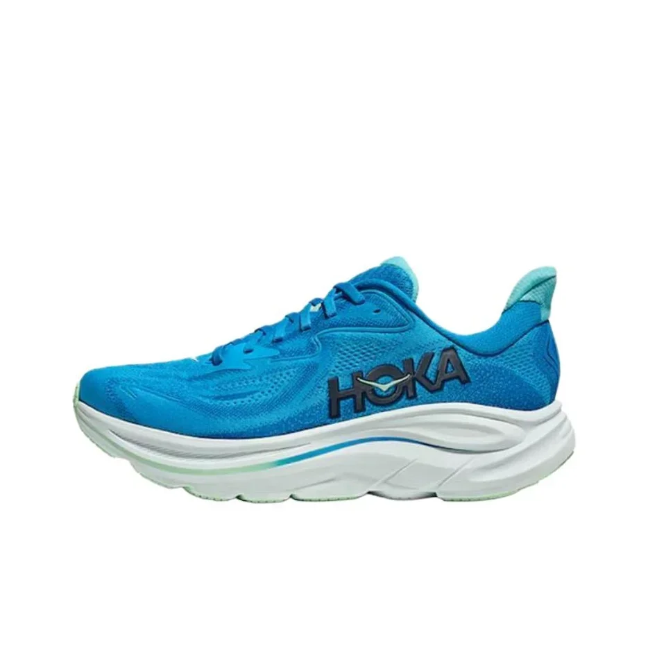 Фото Кроссовки HOKA ONE ONE CLIFTON 10 с низким верхом, подошвой из EVA и резиновой подошвой для повседневной носки, поездок по городу и бега. №1