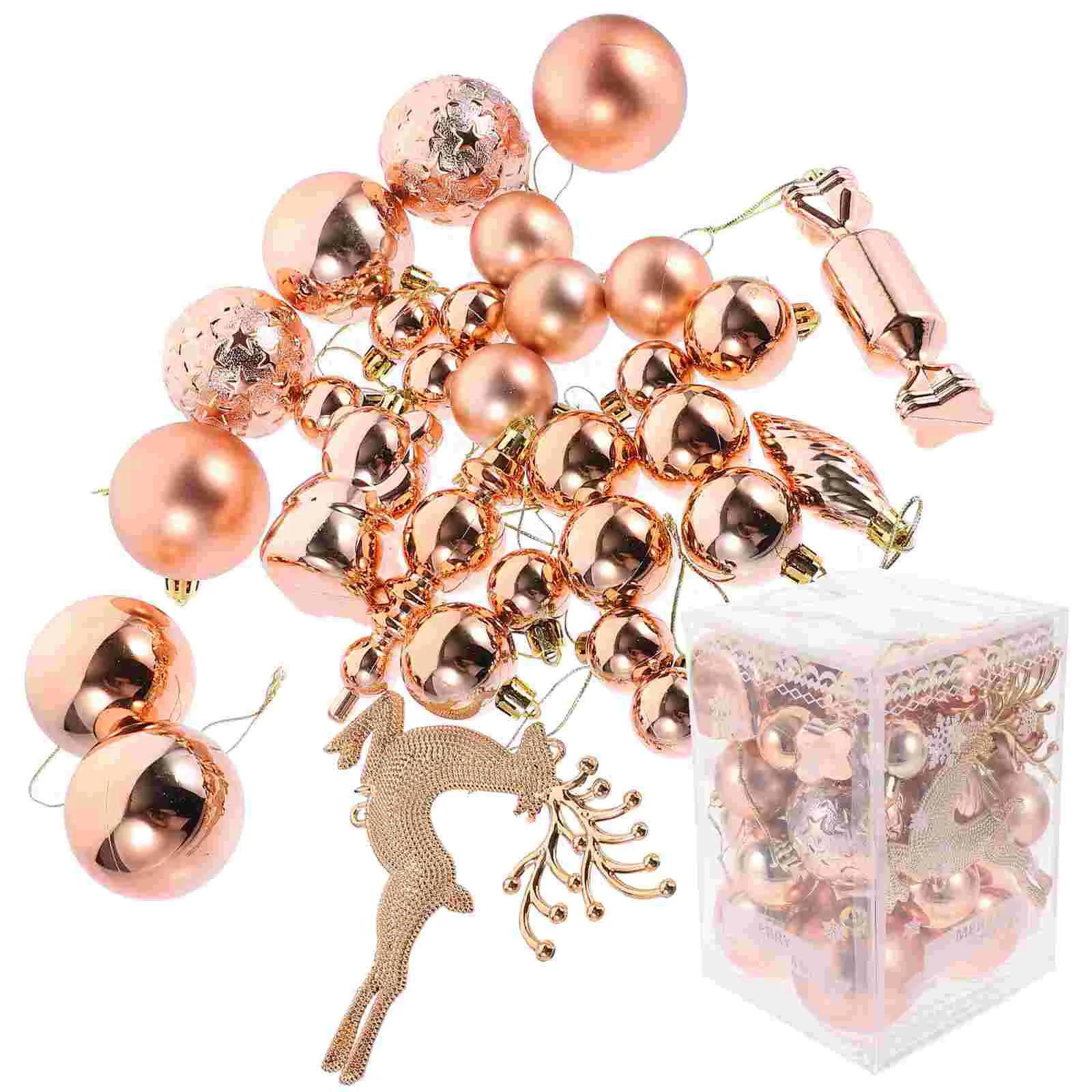 

30 Pcs Ornaments Christmas Balls Hanging Decoration Window Tree Decorations Supplies