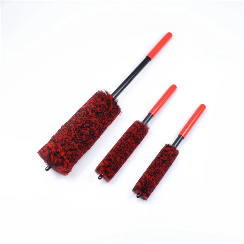 

Premium Auto Wheel Detailing Brush Bendable Wheel Woolies Car Cleaning Tools for Car Rim Tire Washing