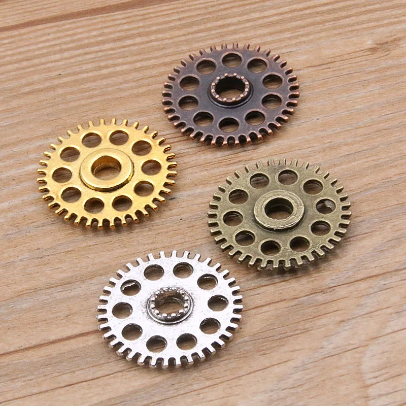 

10 шт., 26 мм, 4 цвета, винтажные круглые подвески из цинкового сплава