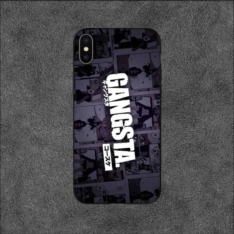 gangsta anime Phone Case For iPhone 11 12 Mini 13 14 Pro XS Max X 8 7 6s Plus 5 SE XR Shell images - 6