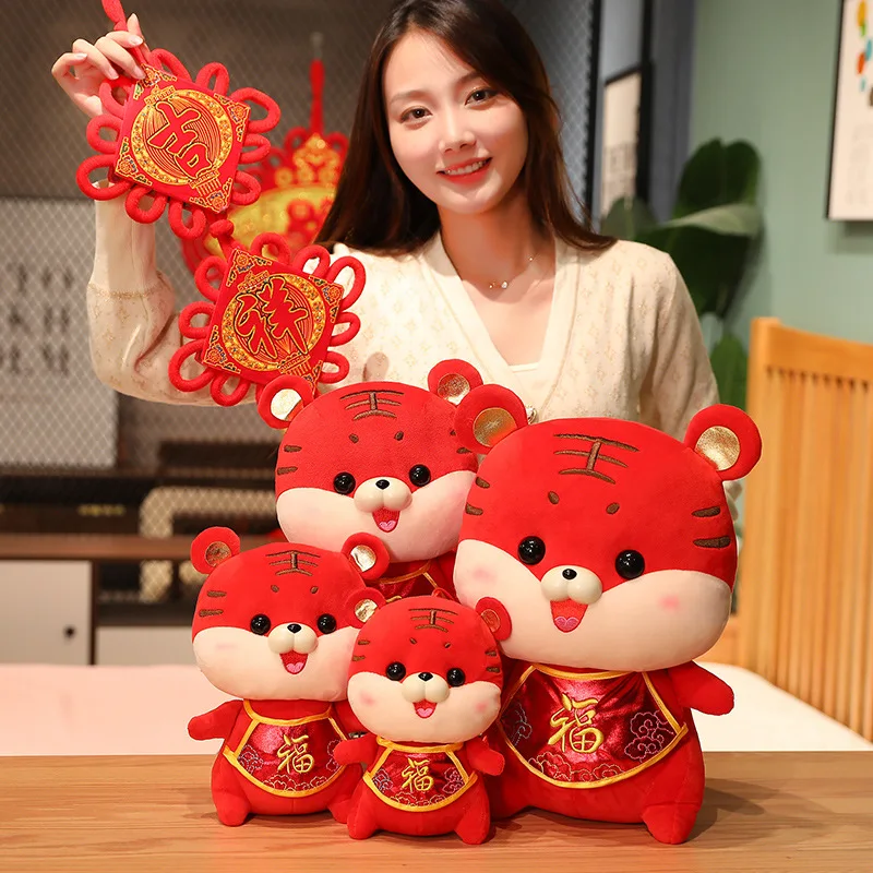 

Chinese New Year Decorations 2022 Tiger Spring Festival Decoration Tiger Chinese Zodiac Doll Lunar New Year of The Tiger 2022
