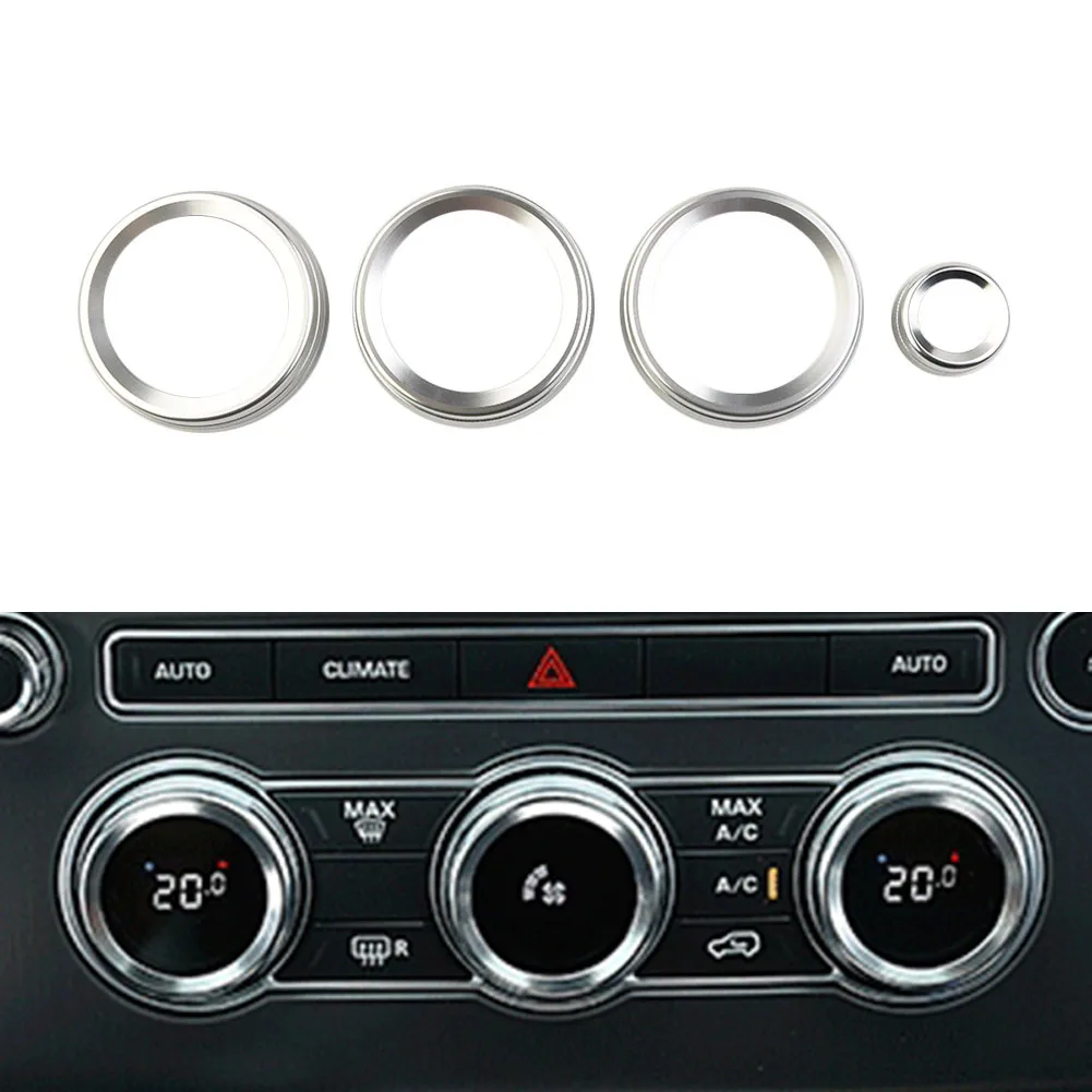 

Accessories Knob Button Console Covers Air Condition For Land Rover For Range Rover L405 2013-2017 Aluminium Alloy