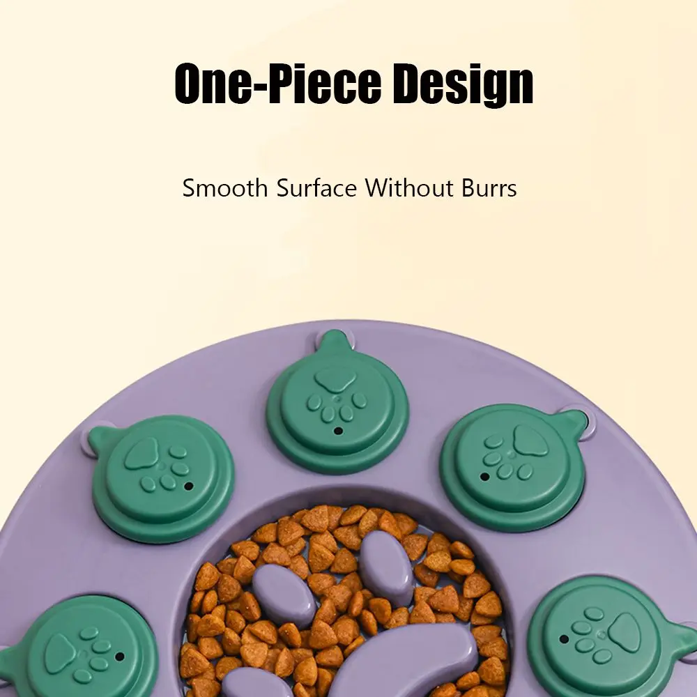 

Товары для домашних животных, антиудушная Антискользящая кормушка для увеличения IQ, медленное питание, образовательная игрушка-головоломк...