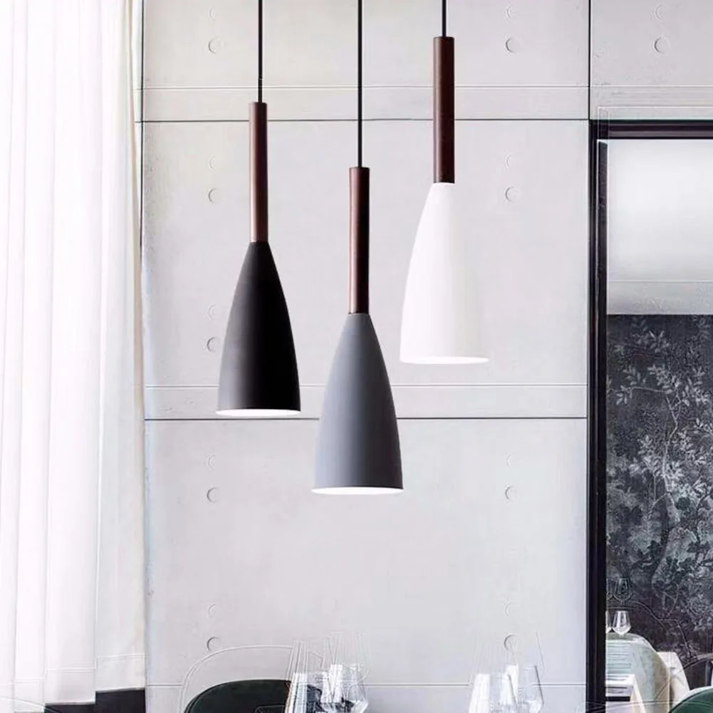 

Modern Pendant Light Iron Art Hanging Indoor Light Energy Saving Interior Lighting Dimmable Entry Lights for Bedroom Bathroom