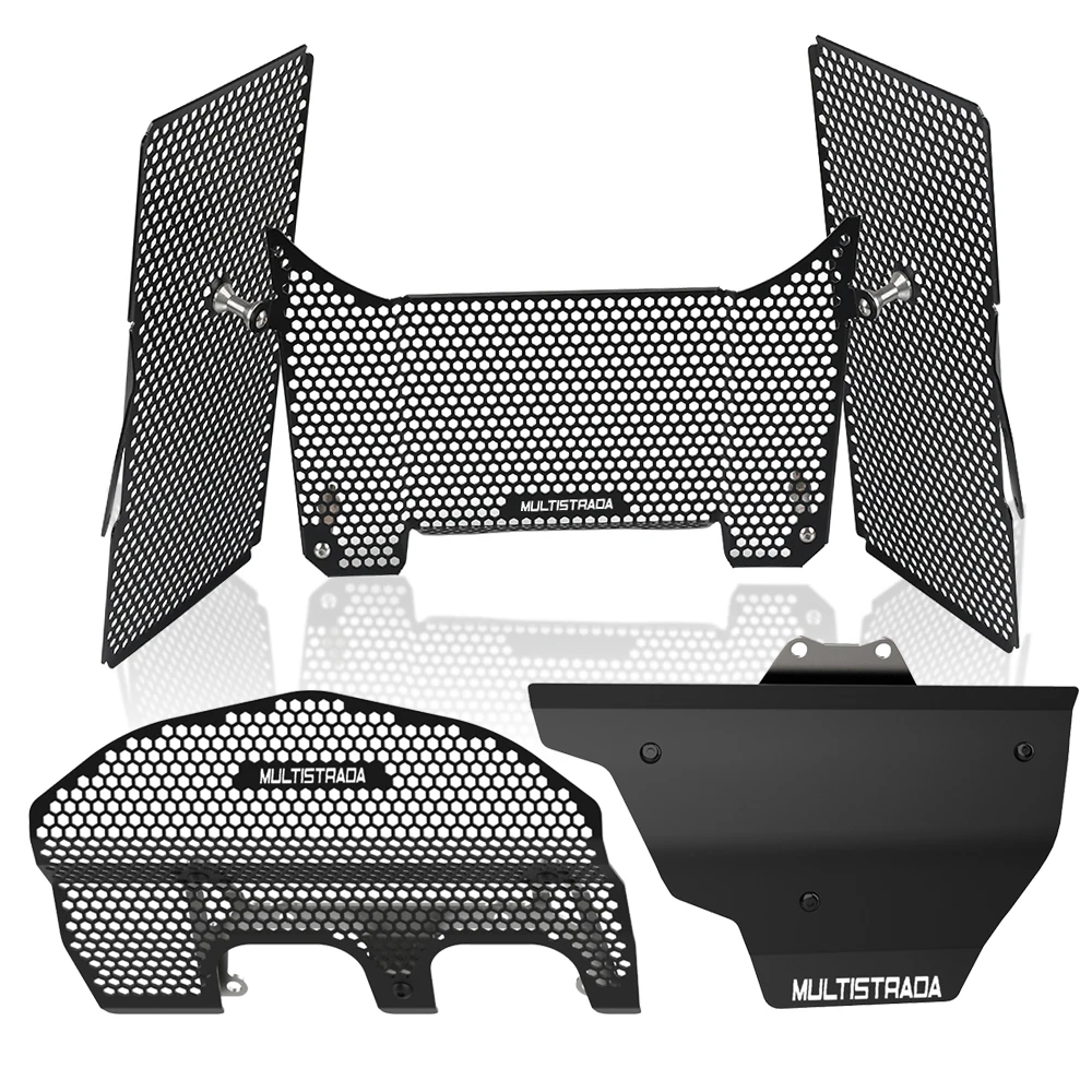 

Для Ducati Multistrada V4 S Sport 2021-2022-2023 пиковая решетка радиатора мотоцикла, масляный радиатор, защита головки цилиндра двигателя