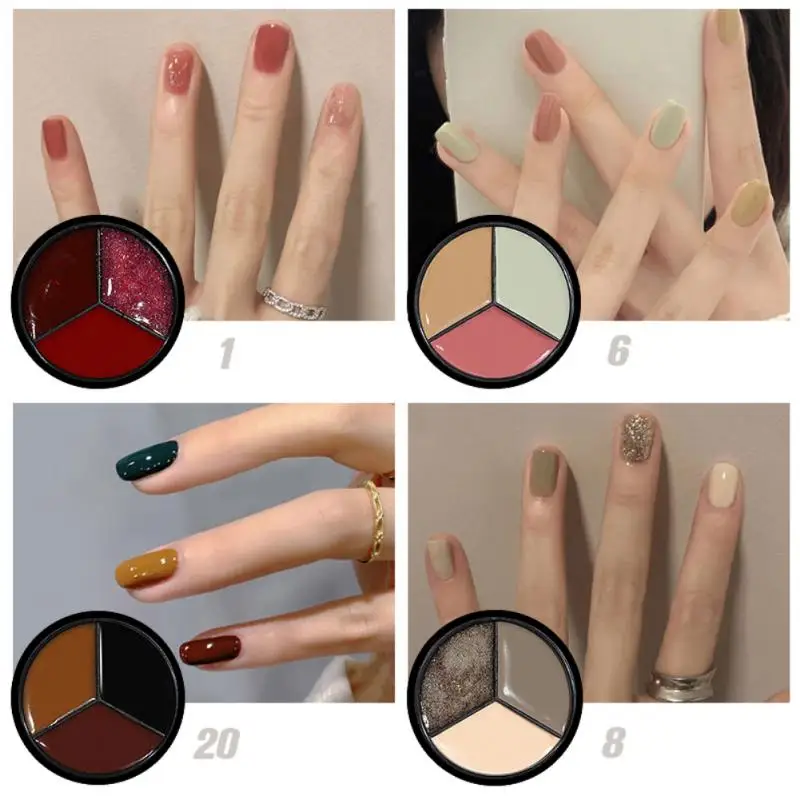 3 в 1 твердый гель для ногтей японский наполняющий крем окрашенный отмачиваемый