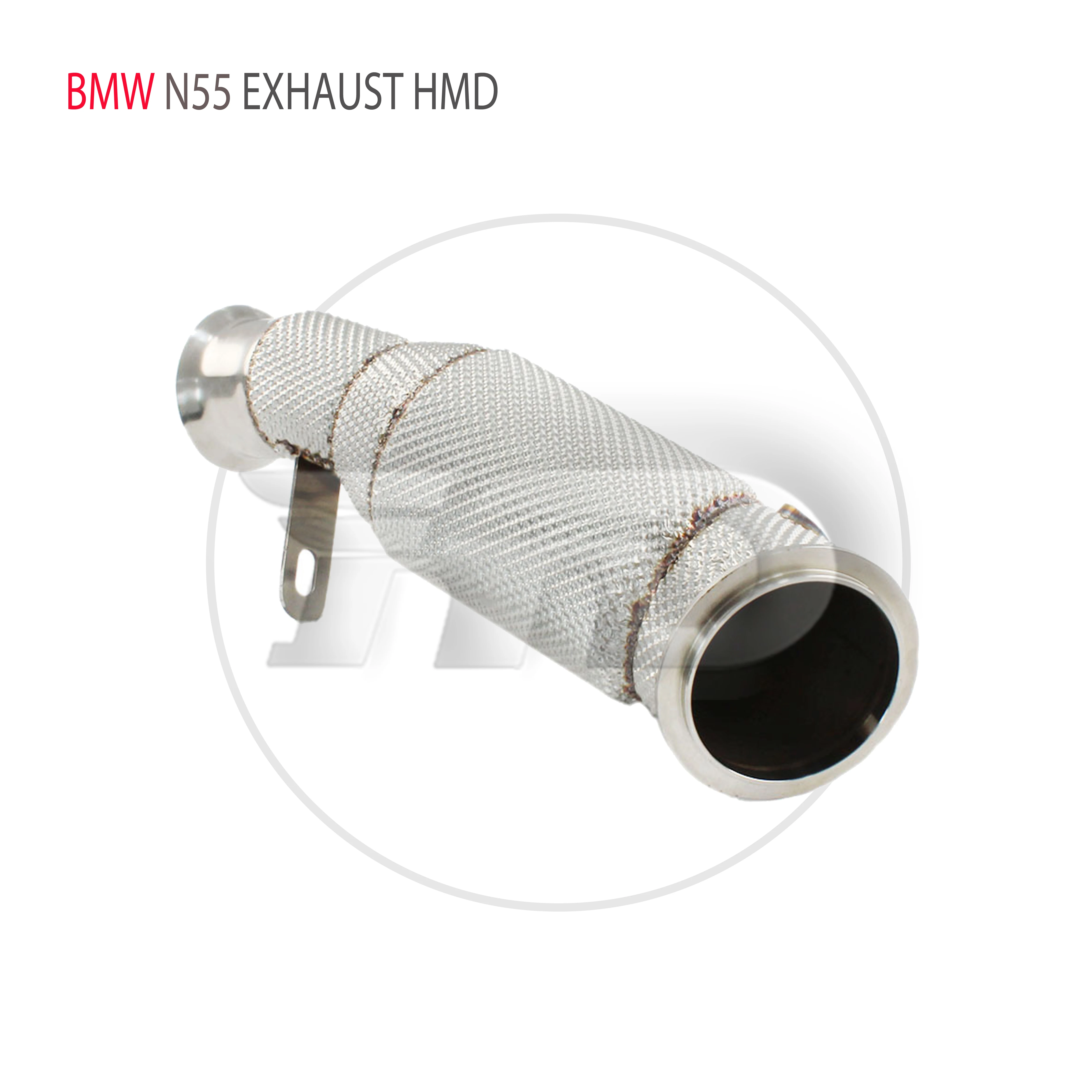 

HMD Exhaust System High Flow Performance Downpipe for BMW 640i N55 Engine 3.0T Car Accessories With Catalytic Converter Header