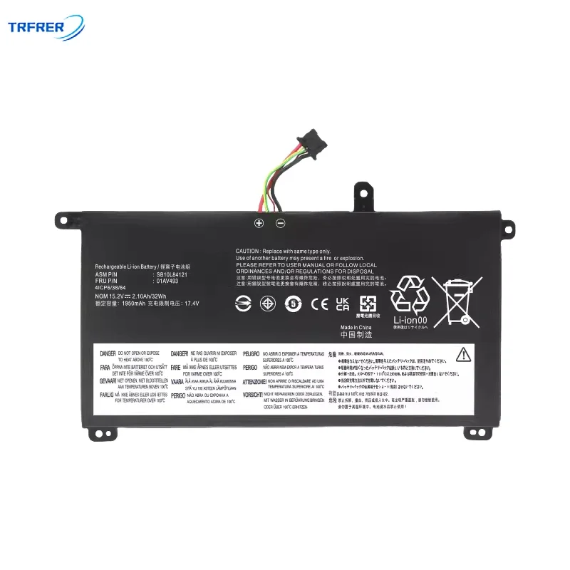 01AV493 аккумулятор для ноутбука Lenovo ThinkPad t570 T580 P51s p52s серии sb10l84121 00ur890 00ur891 00ur892 15 2v 32wh