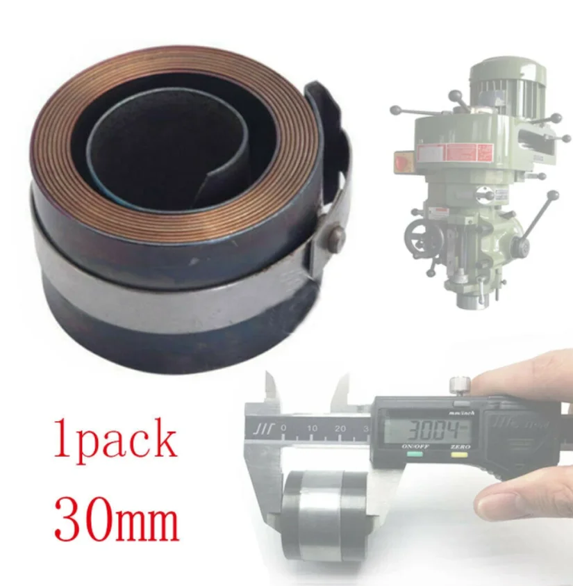 

1x Milling Machine Part- Clock (Quill) Spring 30mm Wide R-8 Mill Lathe Machine CNC Milling