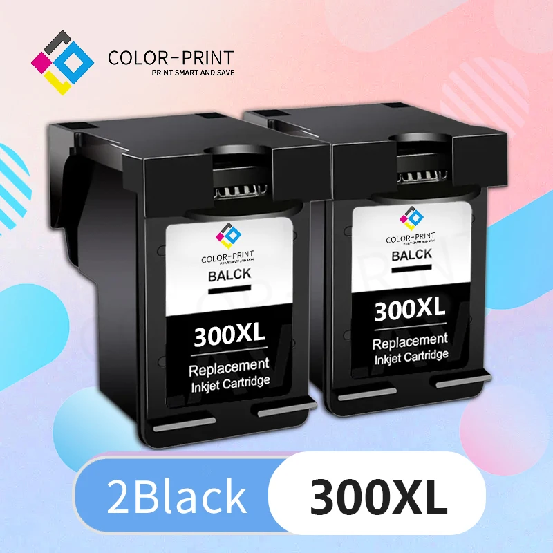 

COLOR-PRINT Remanufactured 300XL for HP 300 HP300 XL Refilled Ink Cartridge for HP Deskjet F4200 Series F4230 F4235 F423 Printer