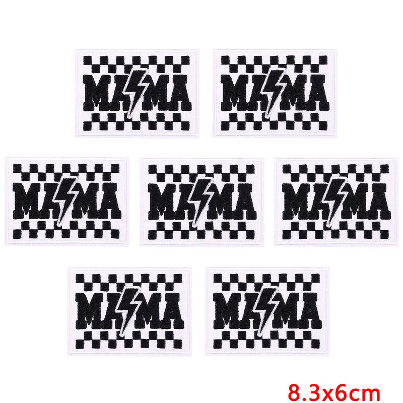 Набор из 10 вышитых нашивок с мультяшными буквами pulaqi