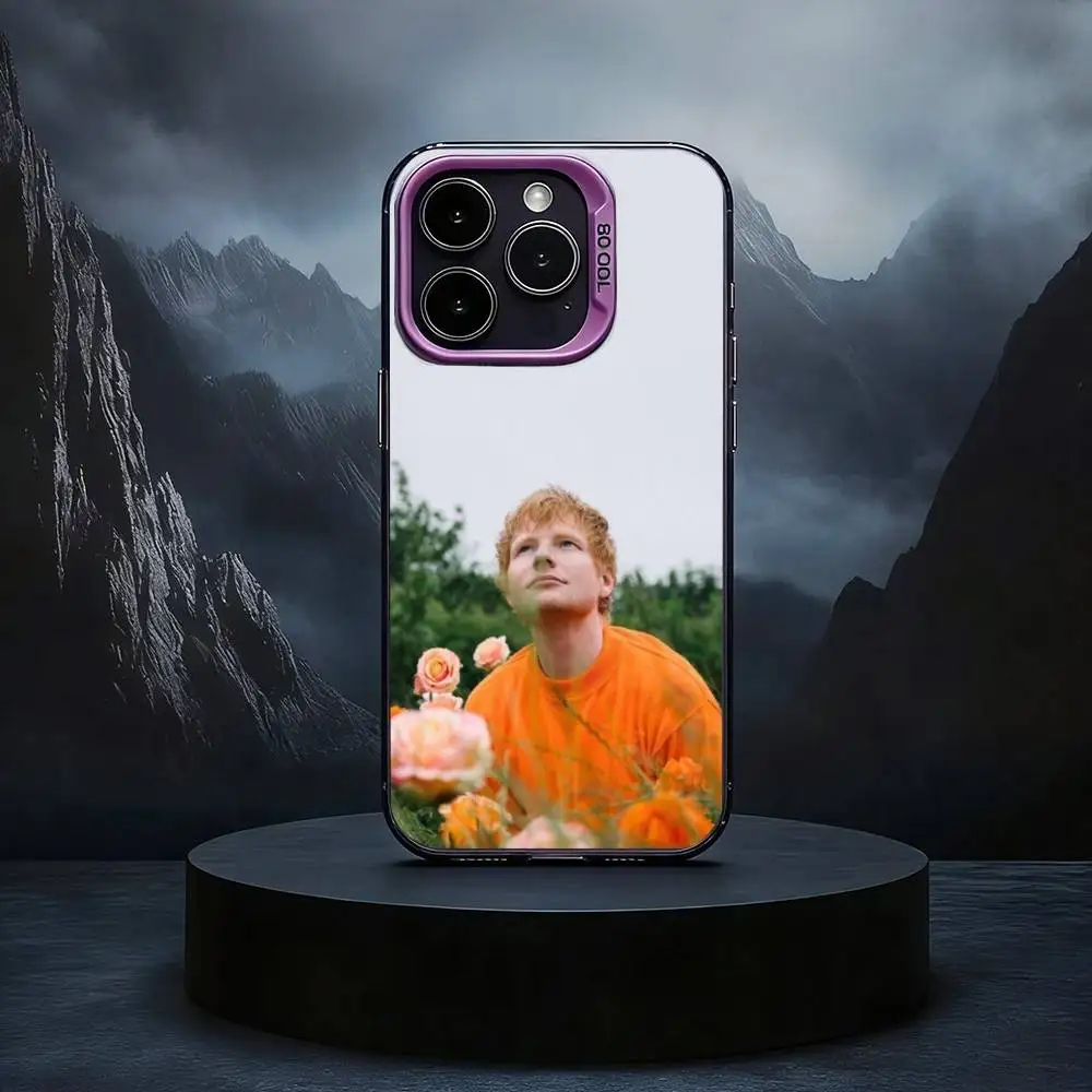 Чехол для телефона Singer E-Ed S-Sheeran для iPhone 17, 16, 15, 14, 13, 12, 11 Plus, Pro Max, черный, серебристый, цвета конфетти (art.: 3920d9115bbde) - 3920d9115bbde