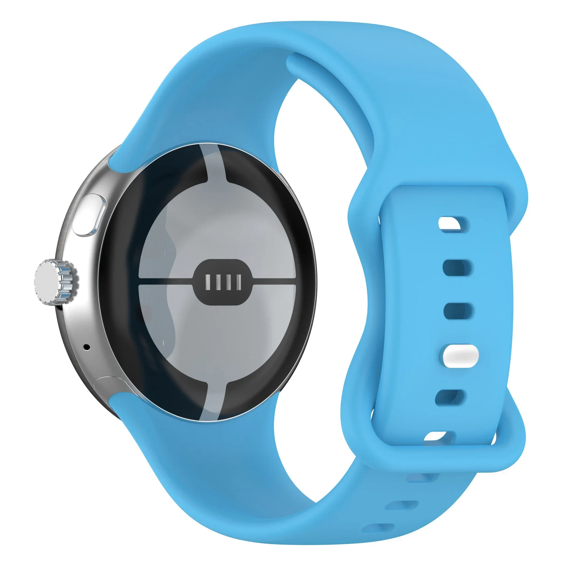 Фото Официальный силиконовый ремешок для Google Pixel Watch 4/3 45/41 мм, удобный браслет-браслет для Google Pixel Watch 2/1 Correa №5