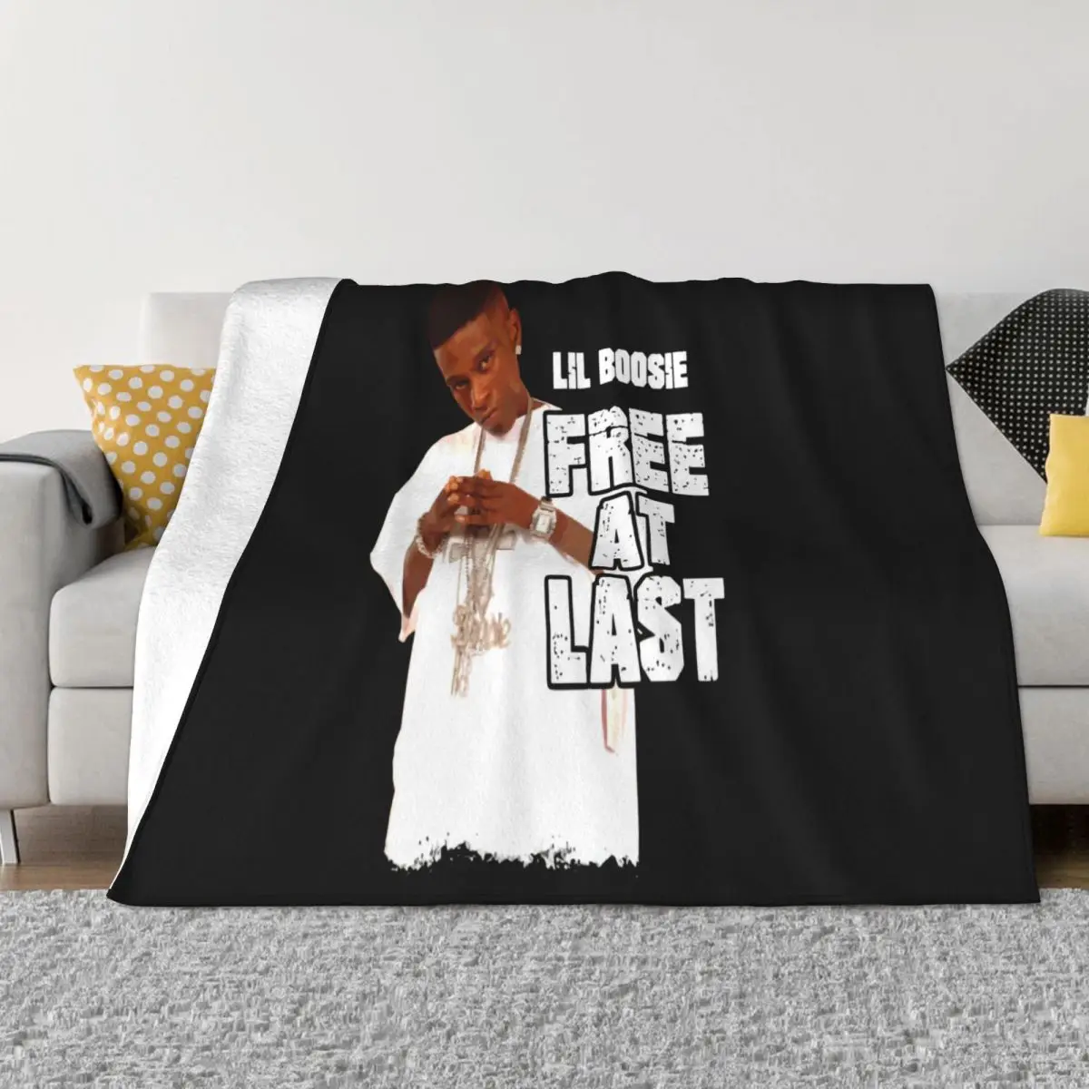 Lil Boosie Free At Last Grunge Font Swea Женщины Мужчины Круглый вырез Dj 3D Homme Новый топ с принтом