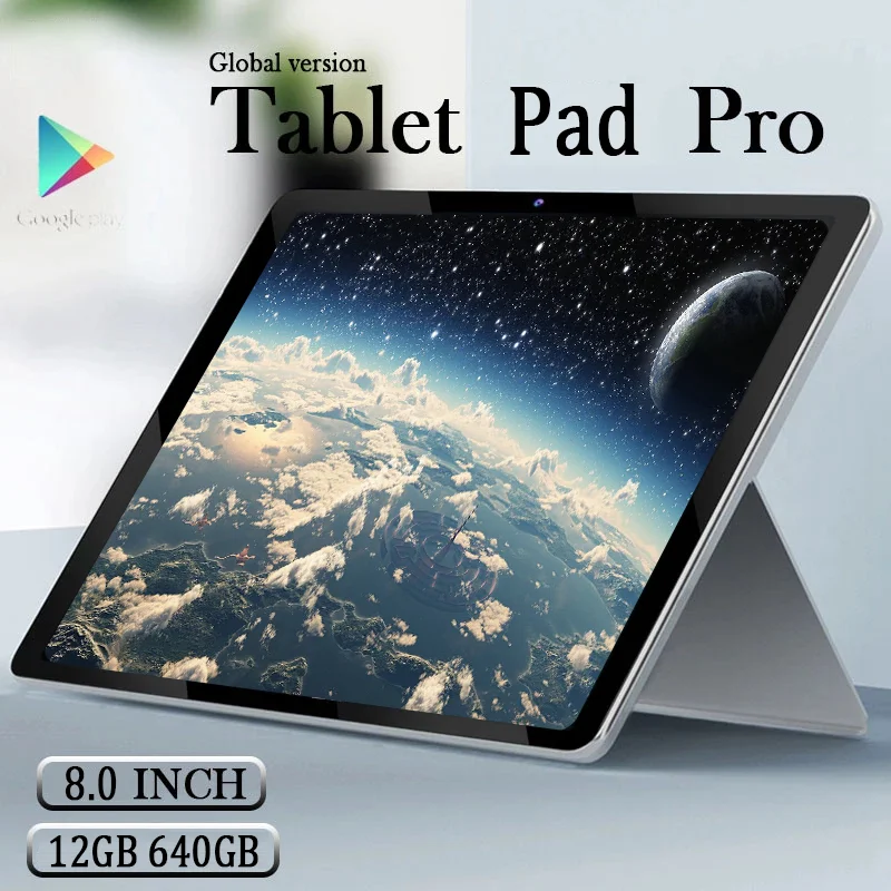 

Global Version Laptop Pad Air Tablet Android Notebook 5G 4G LTE WPS Office 8800mAh 12GB 640GB Dual SIM Google Play Computer