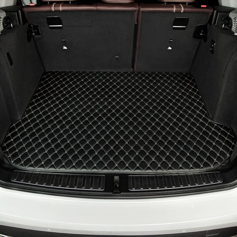 

XWSN PU Leather Custom Car Trunk Mat for Peugeot 206 207 2008 2014-2019 2020-2022 Interior Details Auto Accessories