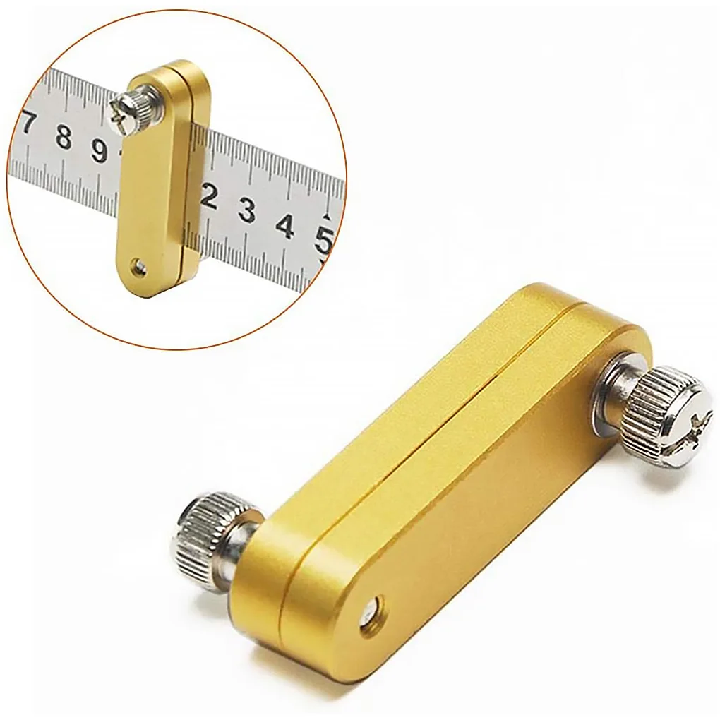 

Woodworking Positioner Locator Parallel Steel Ruler Positioning Block Ruler Measuring Locating Tool
