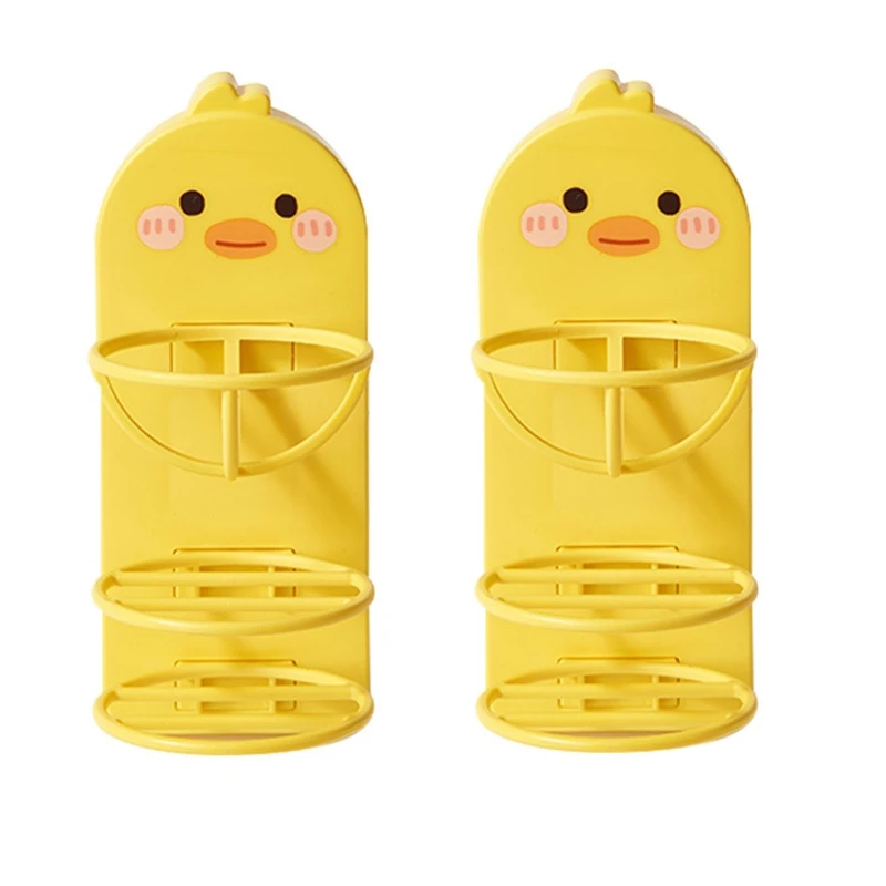 

Wall Mount Beauty Egg Holder 2pcs Storage Rack Multifunction Puff Shelf Durable