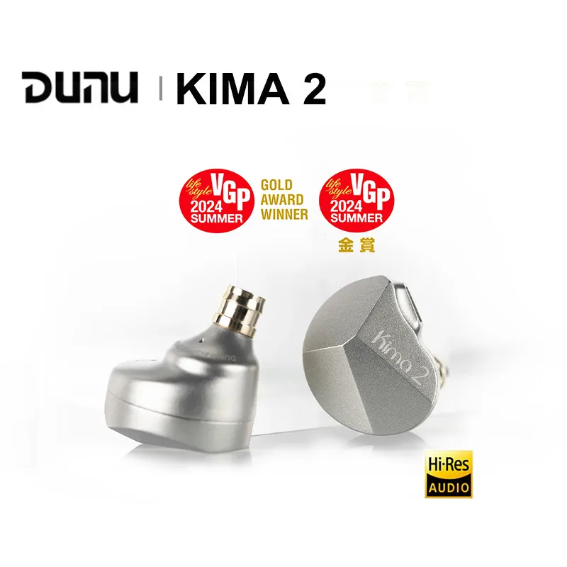 Наушники-вкладыши DUNU KIMA2 с динамическим драйвером 1DD от VERNUS Sound Mastery Hi-Res Audio Q-Lock Mini