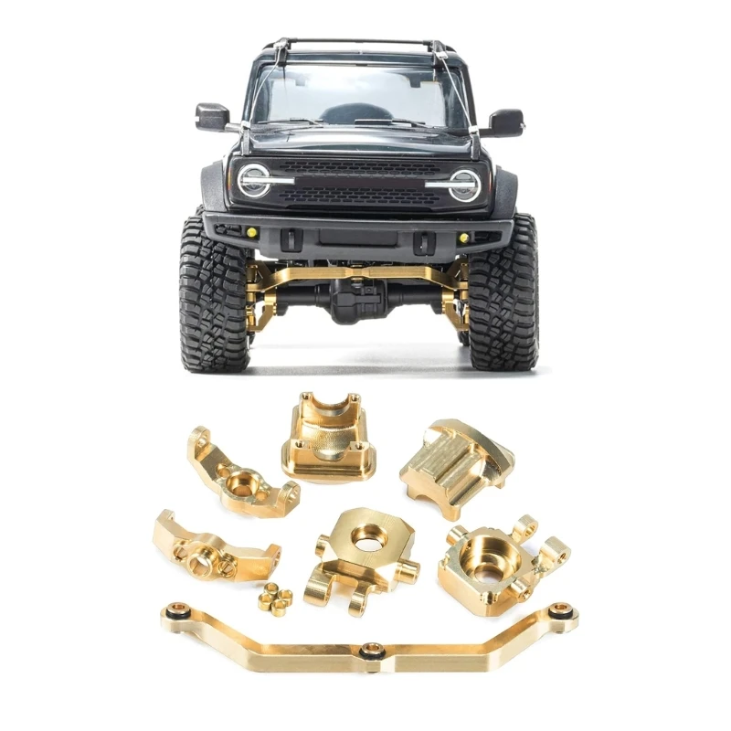 

Brass Weight Steering Link Block Diff Cover Block for 1/18 RC TRX4-M