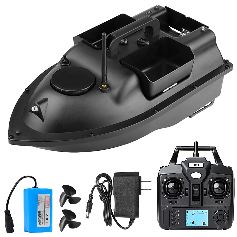 Лодка Рыболовная с GPS-Навигатором лодка-эхолот большим контейнером для наживки