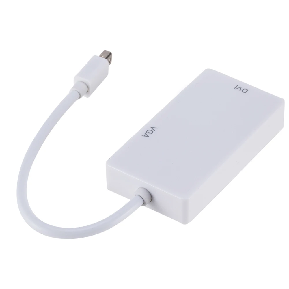 3 в 1 адаптер-конвертер с портом дисплея DP на HDMI-совместимый DVI VGA