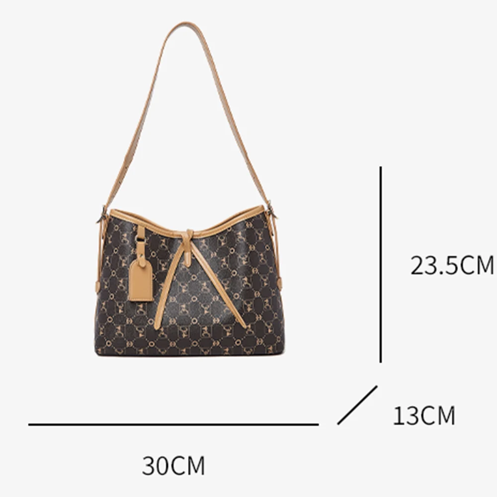 FOXER Женская фирменная сумка-тоут из ПВХ Модная женская сумка на плечо Рождество