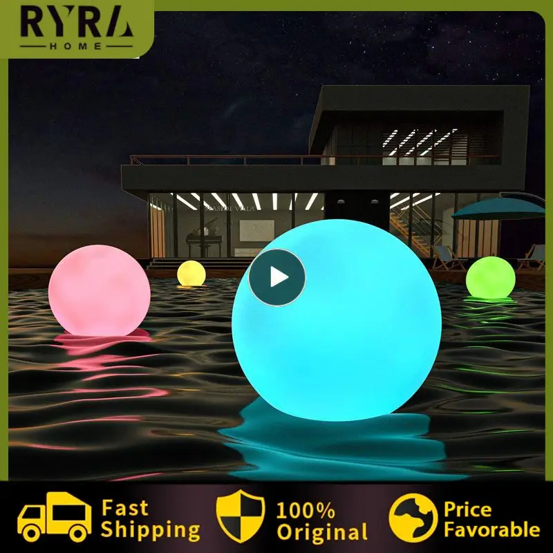 

Glowing Hanging Light 4w Changing Pool Light Rgb Color Solar Outdoor Light Leakproof Garden Decoration Led Water Drift Light