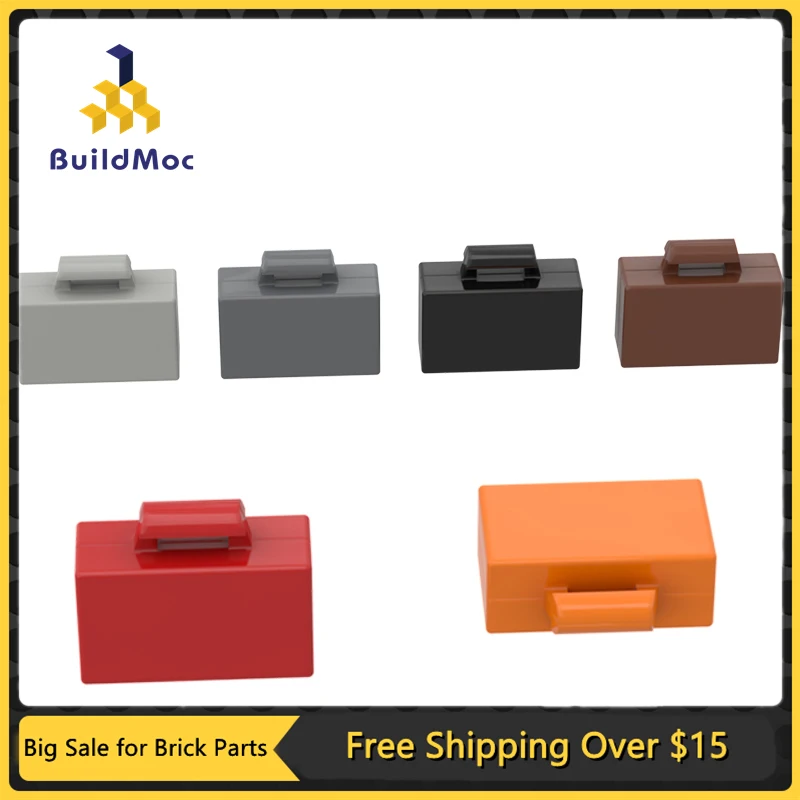 

BuildMOC Compatible Assembles Particles 4449 suitcase Building Blocks Parts DIY LOGO Educational Tech Parts Toys