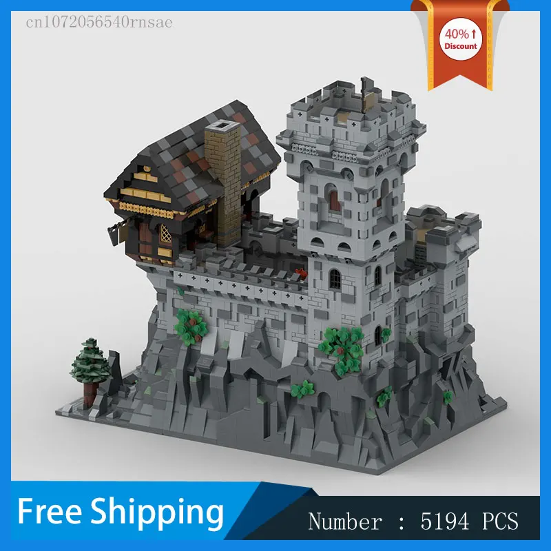 Строительный блок MOC средневековый замок модульная модель серия сделай сам