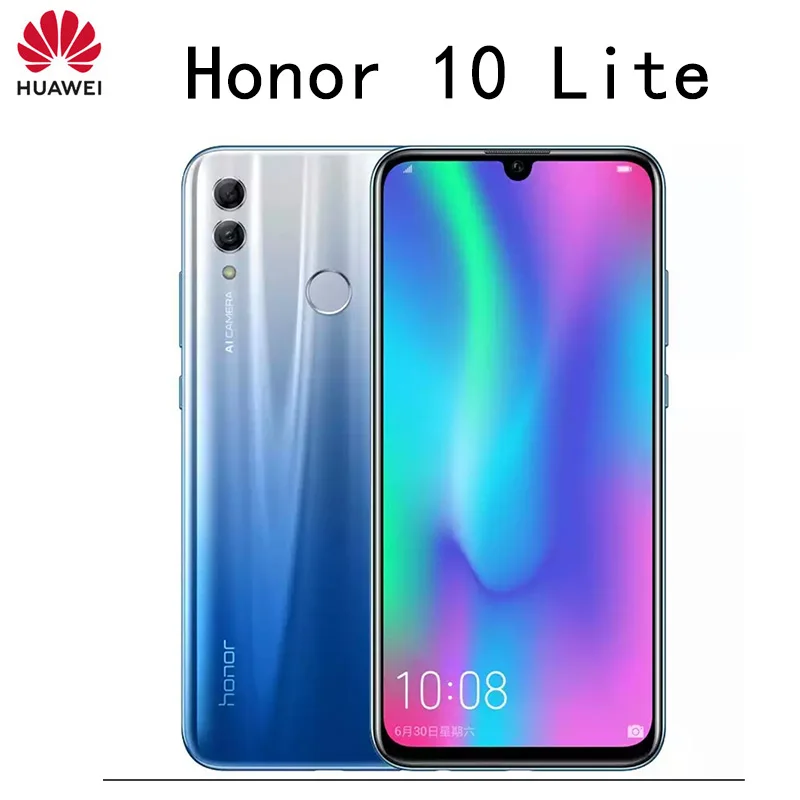 Смартфон Honor 10 Lite Android 9 HiSilicon Kirin 710 4 Гб ОЗУ 64 ПЗУ камера 13 МП Google Play |