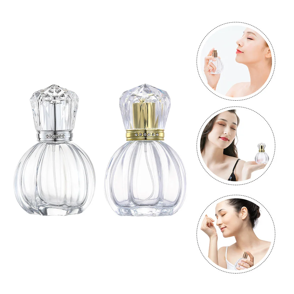 

Bottle Spray Bottles Refillable Emptysprayer Vintagetravel Container50Ml Portable Pumpkin Dispenser Pump Cologne Fragrance Sub