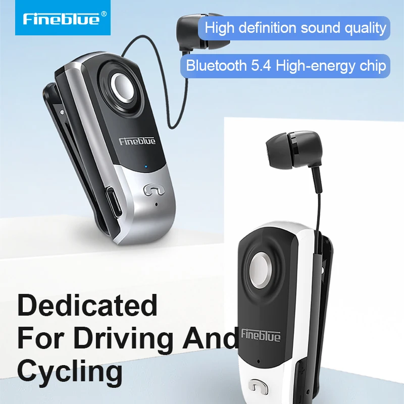 Фото Обновление F960 pro Fineblue Type C Беспроводная Bluetooth-гарнитура Выдвижные наушники с ушками в телефоне громкой связи Lotus №1