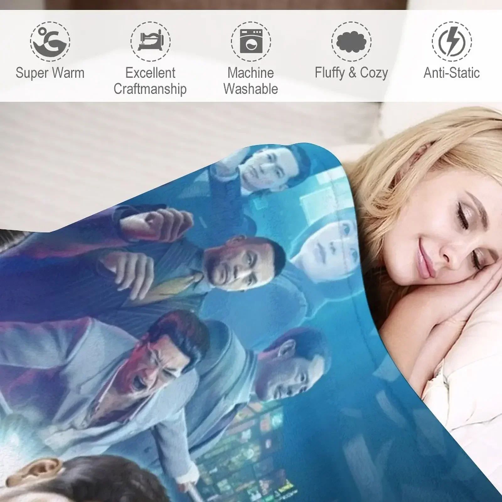 Одеяло с плакатом Yakuza 0 одеяла для украшения диванов декоративные