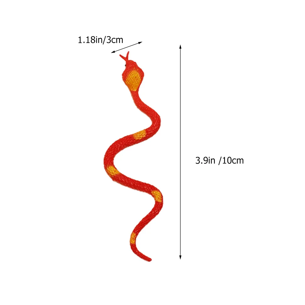 24 шт. поддельная модель змеи для розыгрыша игрушка-змея реалистичная игрушка на