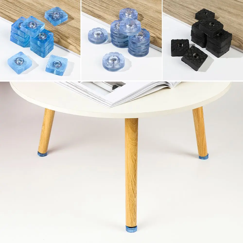 S Non-noise Rubber Furniture Leg Table Chair Feet Cap Floor Protector Furniture Feet