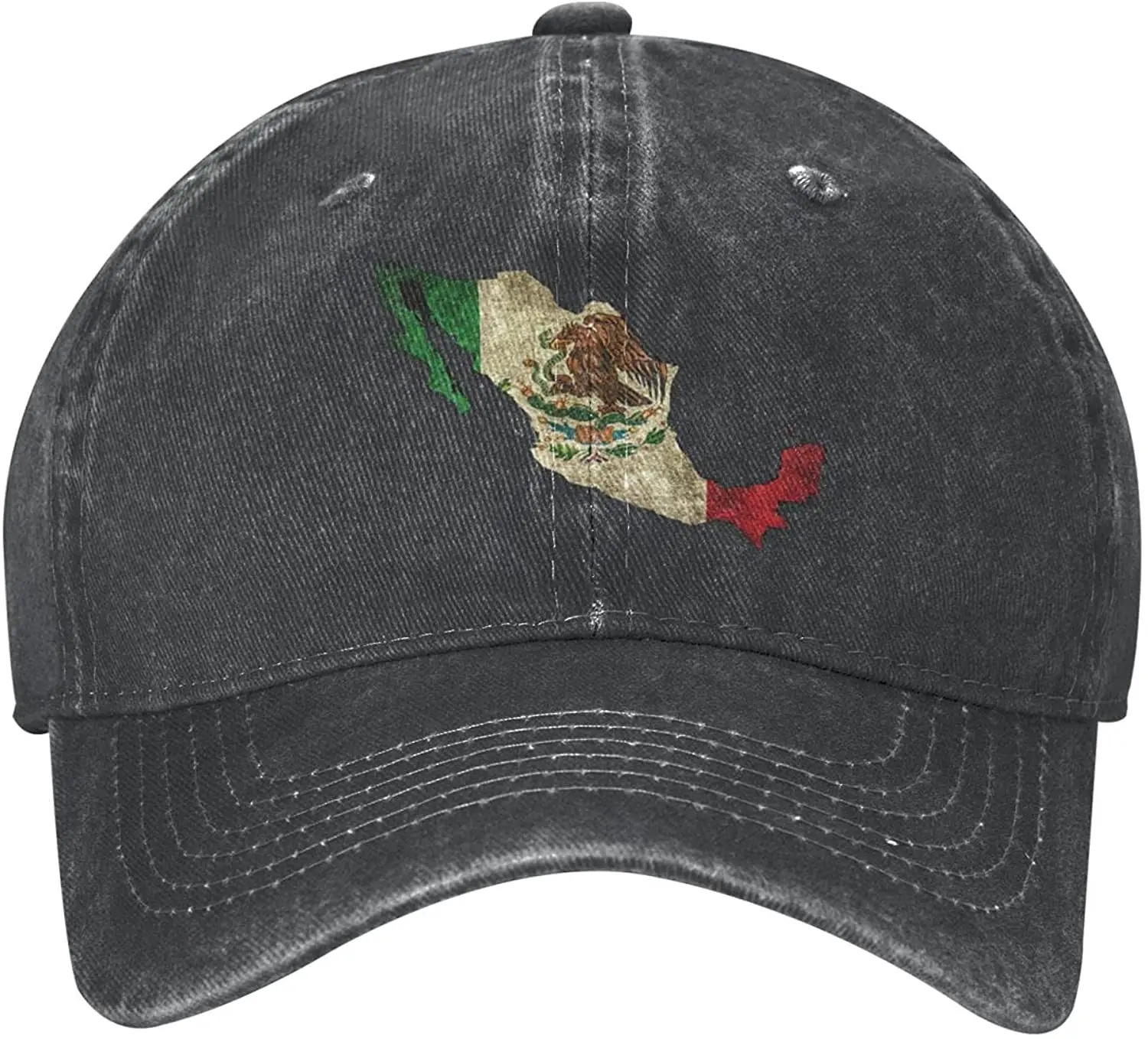 

Mexico Flag Map Baseball Cap,Patriotic Sunhat,Us Flag Snapback Hats for Men,Mexico Flag Map Trucker Hat,Unisex